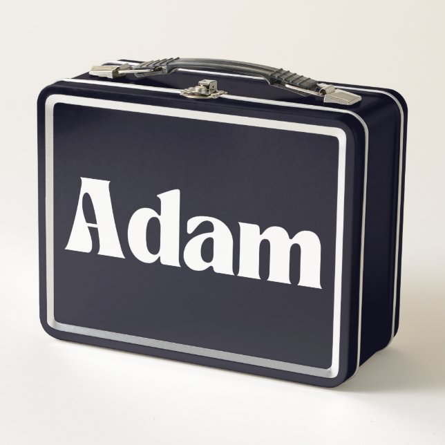 Adam  metal lunch box (Front)