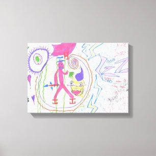 Adam Moyer Original "ZZZ's" Rare Canvas Print