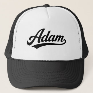 Adam name first last family gifts trucker hat