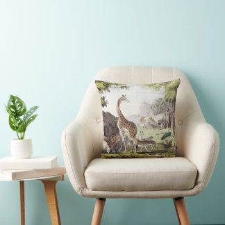 Adam Names the Creatures Throw Pillow