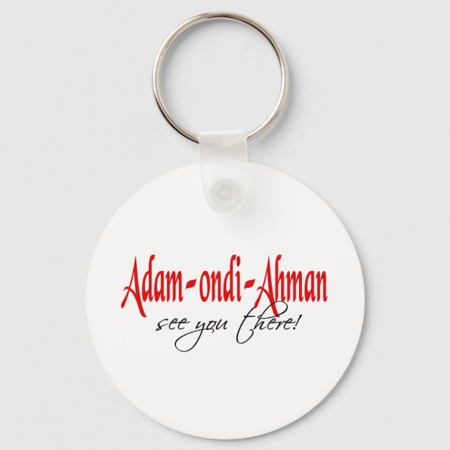 Adam Ondi Ahman Keychain (Front)