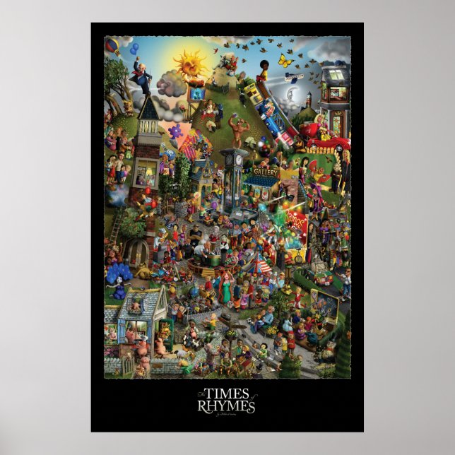 Adam Parsons ART - Times of Rhymes - Poster (Front)
