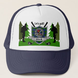 Adam Personalized Clan Badge Golf Trucker Hat