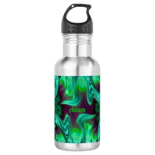 ADAM ~ Shades Green and Purple Water Bottle
