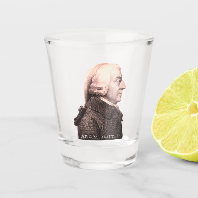 Adam Smith Shot Glass (Front)