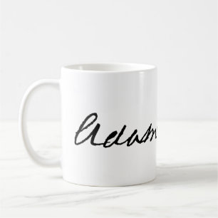 Adam Smith signature Coffee Mug