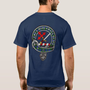 Adam Tartan Clan Badge T-Shirt personnalisé