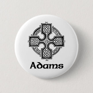 Adams Celtic Cross 2 Inch Round Button