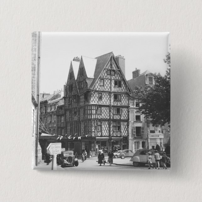 Adam's House 2 Inch Square Button (Front)