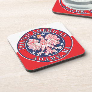 Adams Massachusetts Polish Coaster