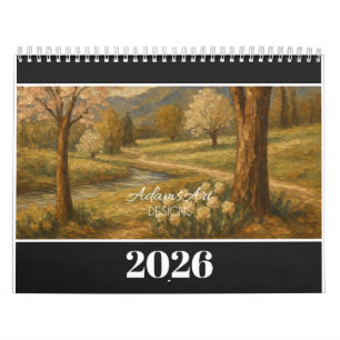 AdamsArt 2026 Autumn Countryside  Calendar