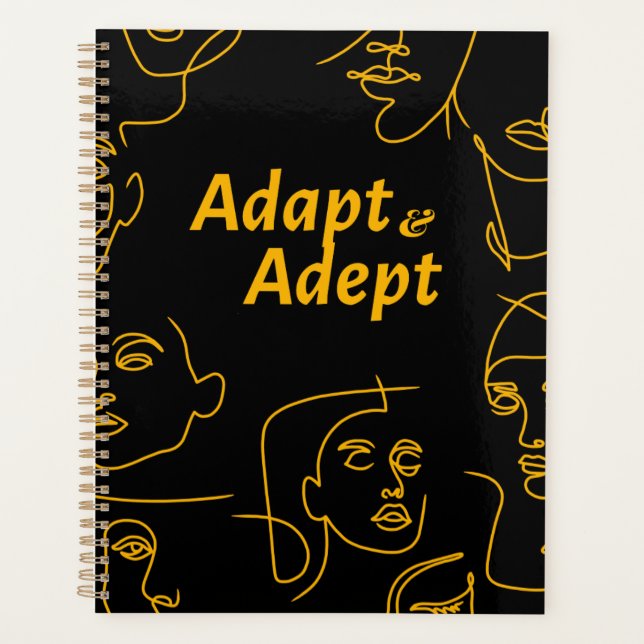 Adapt & Adept Planner Standard (8,5 po x 11 po) (Devant)