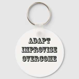 Adapt-Improvise-Overcome Keychain