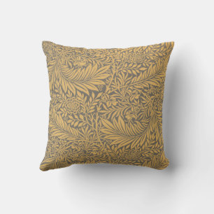 Adapted William Morris luckspur Throw Pillow