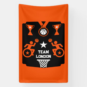 Adaptive Disabled Basketball Banner