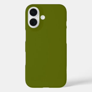 Adapts to all phones - Dark Olive Green iPhone 16 Case