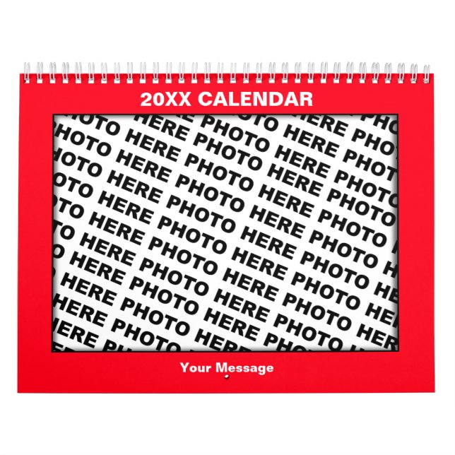 Add 14 Photos Calendar Colours (Cover)