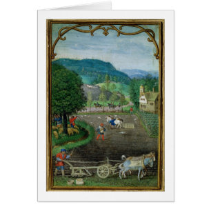 Add 18855 October: ploughing and sowing, from a Bo