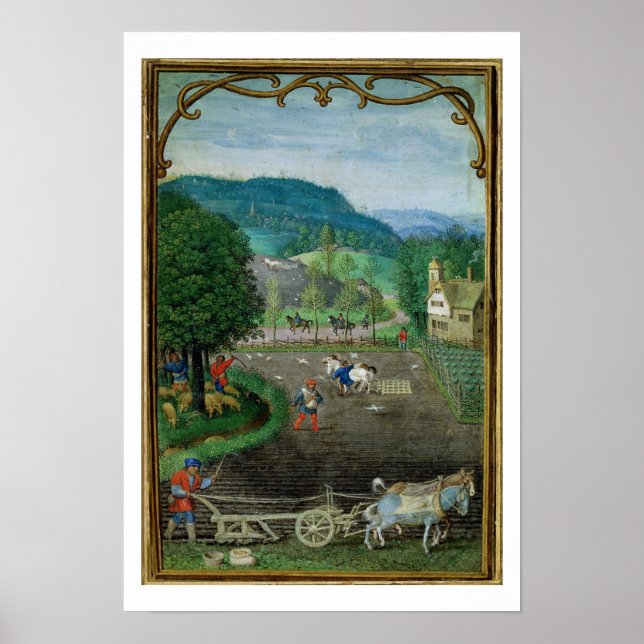 Add 18855 October: plowing and sowing, from a Bo Poster (Front)