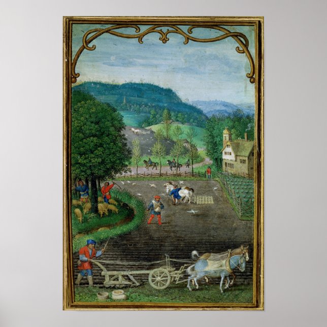 Add 18855 October: plowing and sowing, from a Bo Poster (Front)