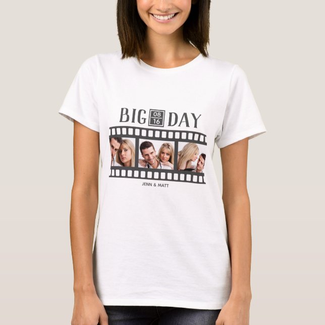 Add 3 Photos Fun Film Womens T-Shirt (Front)