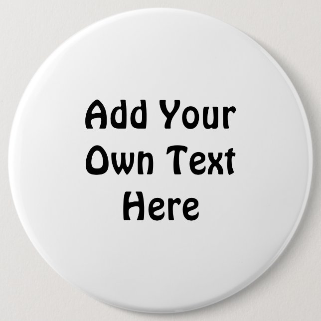 Add a Custom Message  Large Jumbo Button (Front)