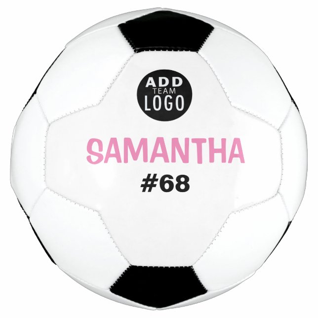 Add A Logo Personalized Kids Soccer Ball (Front)