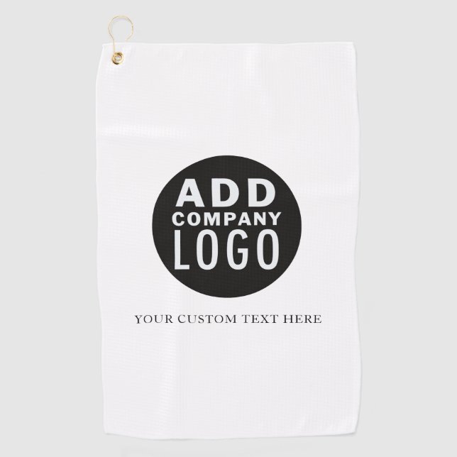 Add A Logo Promote Your Business Golf Towel (Front)