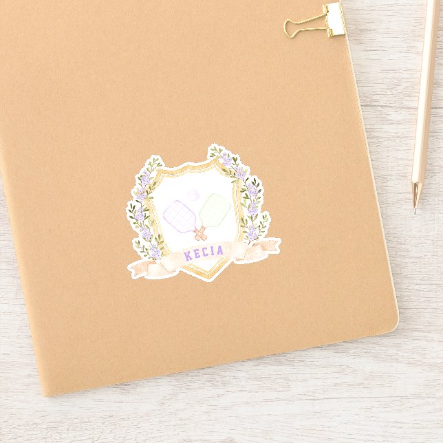 Add-a-Name Preppy Pickleball (Notebook)