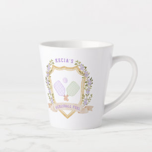 Add-a-Name Preppy Pickleball Latte Mug