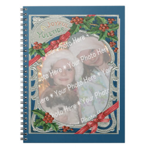 Add-A-Photo Christmas Vintage Joyful Yuletide Notebook