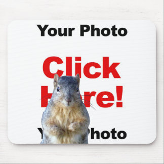 Add A Squirrel Custom Photo Mousepad