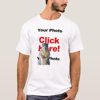 Add A Squirrel Custom Photo T-Shirt