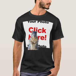 Add A Squirrel Custom Photo T-Shirt