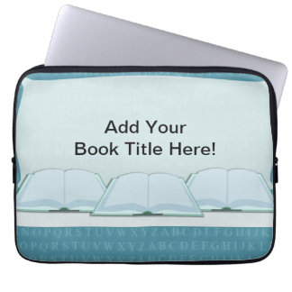 Add A Title Promote Your Book On This Laptop Sleeve