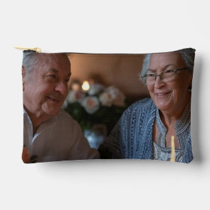Add Anniversary Photo Customize Accessory Pouch