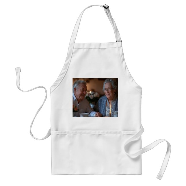 Add Anniversary Photo Customize Standard Apron (Front)
