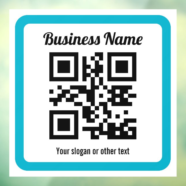 Add Any Website’s URL & Instantly Create a QR code Window Cling (Sheet 3)