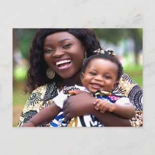 Add Baby Photo Customize Personalize Postcard