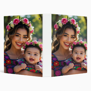 Add Beautiful Baby Photo Personalize Binder