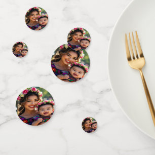 Add Beautiful Baby Photo Personalize Confetti