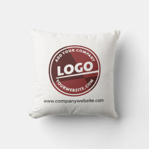 Add Brand Logo Business Owner Promotional Custom Throw Pillow