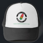 Add Brand Logo Business Website Employee Trucker Hat<br><div class="desc">Add your brand logo and custom text to this trucker hat that's perfect for creating brand awareness or as an advertising medium. Available in other colours and sizes. No minimum order quantity and no setup fee.</div>