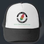 Add Brand Logo Business Website Employee Trucker Hat<br><div class="desc">Add your brand logo and custom text to this trucker hat that's perfect for creating brand awareness or as an advertising medium. Available in other colours and sizes. No minimum order quantity and no setup fee.</div>