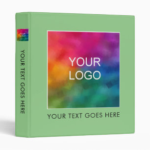 Add Business Company Logo Customer Template Binder