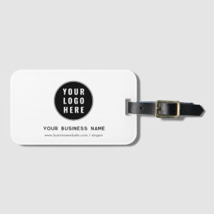 Add Business Logo and Company Website Custom Luggage Tag