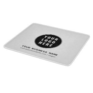 Add Business Logo and Company Website Custom Swag Cutting Board