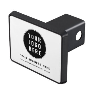 Add Business Logo and Company Website Custom Trailer Hitch Cover
