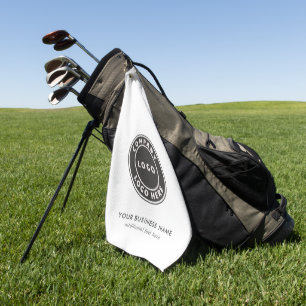 Add Business Logo and Company Website Promotional Golf Towel