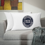 Add Business Logo Company Showroom Matching Accent Pillow<br><div class="desc">Add your business logo to replace this placeholder logo image with yours to effortlessly market your business or as a swag for a corporate event. Square logos are also perfect to replace this placeholder logo. Click on the "Personalize" button to upload your brand logo. A great cost saving option for...</div>